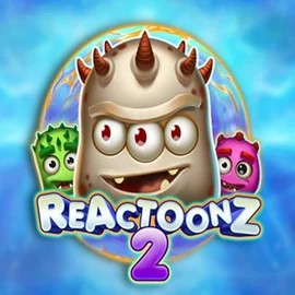 Reactoonz 2 game by Play’n GO – logo hosted on Lucky Max Casino